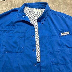 Columbia Men’s PFG fishing shirt size S